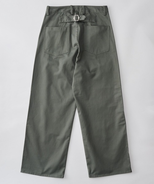 NewAnce(ニュアンス)の「【NewAnce】New Cinch Buckles Chino Pants(チノパンツ・メンズ・サックスブルー/ブラック/グレー・S/M/L)」の4枚目の写真