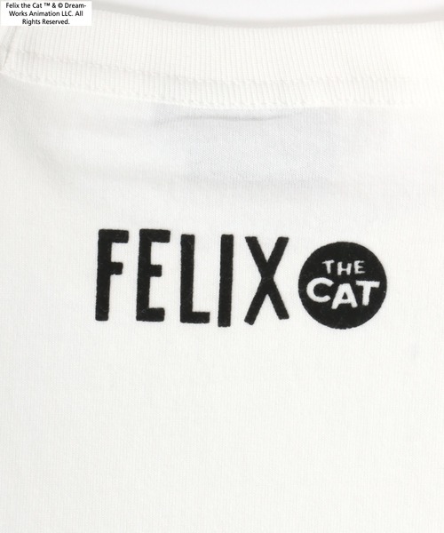 THE FELiX（フェリクス）の「FELIX THE CAT/フィリックス・ザ・キャット キャラクター ヴィンテージライク フロント バックプリント ラグランロンT レディース メンズ（Tシャツ/カットソー・レディース・チャコール/オフホワイト/ホワイト系その他2/ホワイト系その他/グレー系その他・LL/L/M）」の19枚目の写真