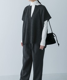 かぐれ | ラムウールワイドニットベスト(ニット/セーター)