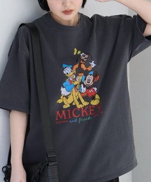 【Disneycollection/ディズニーコレクション】ヴィンテージピグメント加工アソートデザイン 半袖Tシャツ
