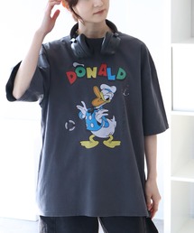 Disney（ディズニー）の「【Disneycollection/ディズニーコレクション】ヴィンテージピグメント加工アソートデザイン 半袖Tシャツ（Tシャツ/カットソー・メンズ）」