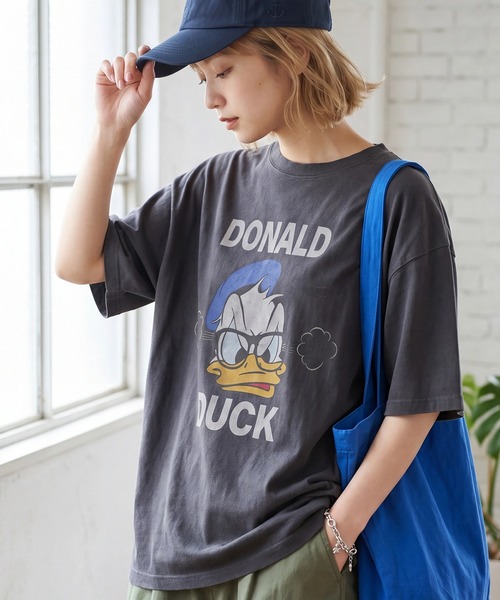 Disney（ディズニー）の「【Disneycollection/ディズニーコレクション】ヴィンテージピグメント加工アソートデザイン 半袖Tシャツ（Tシャツ/カットソー・メンズ・ブラック系/ブラック系1/ブラック系2/ブラック系3/ブラック系4/ブラック系5/ブラック系6/ブラック系7/ブラック系8/ブラック系その他6/ブラック系その他4/ブラック系その他5/ブラック系その他3/ブラック系その他/ブラック系その他2/ブラック系9・XL/L/M）」の6枚目の写真