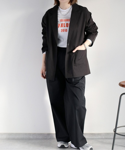 cepo(セポ)の「21/- 天竺ロゴロングスリーブTee(Tシャツ/カットソー・レディース・ホワイト系2/ホワイト系1/ブラック・M)」の3枚目の写真