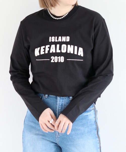 cepo(セポ)の「21/- 天竺ロゴロングスリーブTee(Tシャツ/カットソー・レディース・ホワイト系2/ホワイト系1/ブラック・M)」の2枚目の写真
