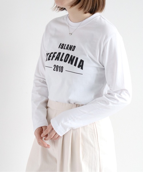 cepo(セポ)の「21/- 天竺ロゴロングスリーブTee(Tシャツ/カットソー・レディース・ホワイト系2/ホワイト系1/ブラック・M)」の14枚目の写真