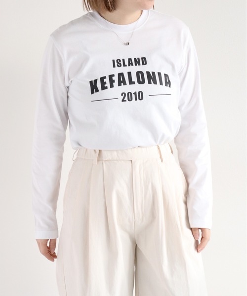 cepo(セポ)の「21/- 天竺ロゴロングスリーブTee(Tシャツ/カットソー・レディース・ホワイト系2/ホワイト系1/ブラック・M)」の17枚目の写真