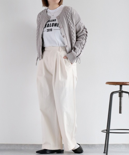 cepo(セポ)の「21/- 天竺ロゴロングスリーブTee(Tシャツ/カットソー・レディース・ホワイト系2/ホワイト系1/ブラック・M)」の20枚目の写真