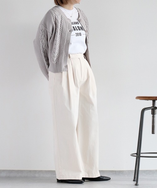 cepo(セポ)の「21/- 天竺ロゴロングスリーブTee(Tシャツ/カットソー・レディース・ホワイト系2/ホワイト系1/ブラック・M)」の21枚目の写真