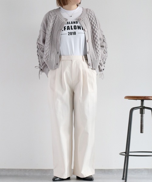 cepo(セポ)の「21/- 天竺ロゴロングスリーブTee(Tシャツ/カットソー・レディース・ホワイト系2/ホワイト系1/ブラック・M)」の22枚目の写真