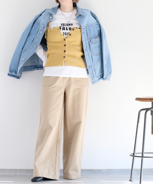 cepo(セポ)の「21/- 天竺ロゴロングスリーブTee(Tシャツ/カットソー・レディース・ホワイト系2/ホワイト系1/ブラック・M)」の7枚目の写真