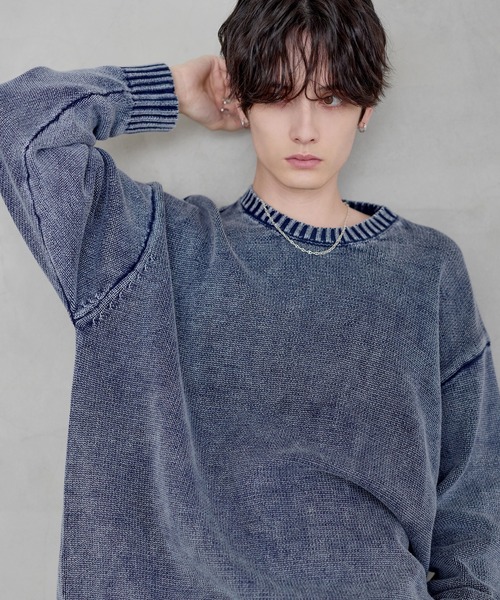 ETELIO（エテリオ）の「【25AW】ピグメント加工/箔プリント天竺編み