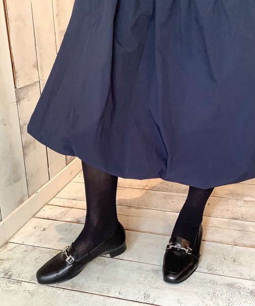 blanc/bleu（ブランブルー）の「【日本製／本革】ビット付きローファー（ローファー・レディース・ブラック/ダークベージュ・23.0cm/22.5cm/23.5cm/24.0cm/24.5cm）」の17枚目の写真