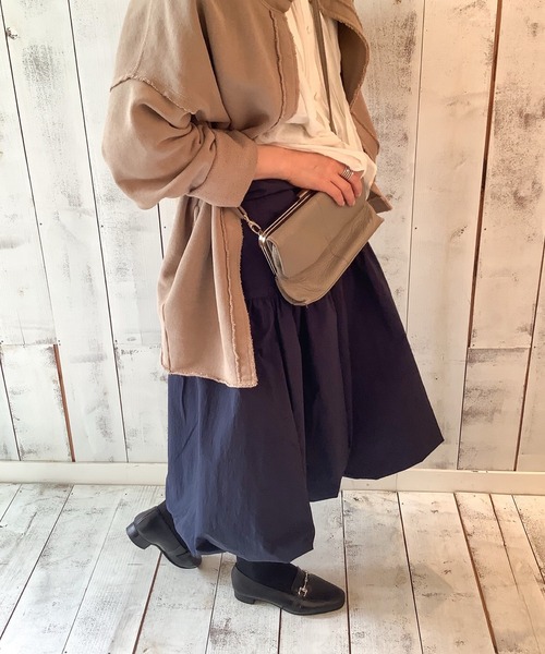 blanc/bleu（ブランブルー）の「【日本製／本革】ビット付きローファー（ローファー・レディース・ブラック/ダークベージュ・23.0cm/22.5cm/23.5cm/24.0cm/24.5cm）」の22枚目の写真