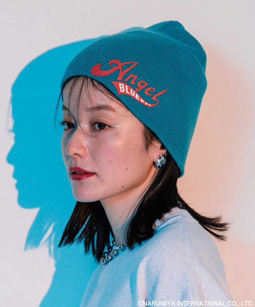 FREAK'S STORE(フリークスストア)の「ナルミヤキャラクターズ × FREAK'S STORE/ナルミヤキャラクターズ ナルミヤキャラクターズ ビーニー/ニット帽(ニットキャップ/ビーニー・レディース・ナチュラル/ピンク/サックスブルー・ONE SIZE)」の7枚目の写真
