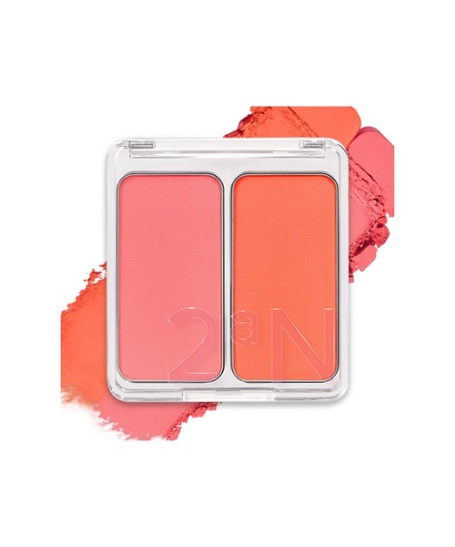 2aN(トゥーエーエヌ)の「【2aN/トゥーエーエヌ】DUAL CHEEK(デュアルチーク)(チーク・レディース・07 PEACH FIZZ/08 NUDE HAZE/10 LOVE POTION/11 JUICY PEACH/12 ORANGE FLARE/09 HEART BALLOON/01 COTTON CANDY VIOLET/02 LOVE ROSY/05 MOOD IN CHEEK/06 PINK PETAL/04 HOT LIVING CORAL/03 COCO CORAL/13 Berry Cupid/14 Love Cupid/17 Bubble Heart/16 Pink Tension/15 Mango Berry・FREE)」の14枚目の写真