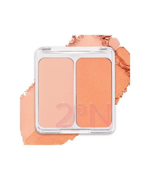 2aN(トゥーエーエヌ)の「【2aN/トゥーエーエヌ】DUAL CHEEK(デュアルチーク)(チーク・レディース・07 PEACH FIZZ/08 NUDE HAZE/10 LOVE POTION/11 JUICY PEACH/12 ORANGE FLARE/09 HEART BALLOON/01 COTTON CANDY VIOLET/02 LOVE ROSY/05 MOOD IN CHEEK/06 PINK PETAL/04 HOT LIVING CORAL/03 COCO CORAL/13 Berry Cupid/14 Love Cupid/17 Bubble Heart/16 Pink Tension/15 Mango Berry・FREE)」の17枚目の写真