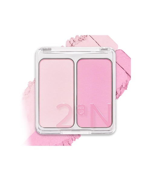 2aN(トゥーエーエヌ)の「【2aN/トゥーエーエヌ】DUAL CHEEK(デュアルチーク)(チーク・レディース・07 PEACH FIZZ/08 NUDE HAZE/10 LOVE POTION/11 JUICY PEACH/12 ORANGE FLARE/09 HEART BALLOON/01 COTTON CANDY VIOLET/02 LOVE ROSY/05 MOOD IN CHEEK/06 PINK PETAL/04 HOT LIVING CORAL/03 COCO CORAL/13 Berry Cupid/14 Love Cupid/17 Bubble Heart/16 Pink Tension/15 Mango Berry・FREE)」の8枚目の写真