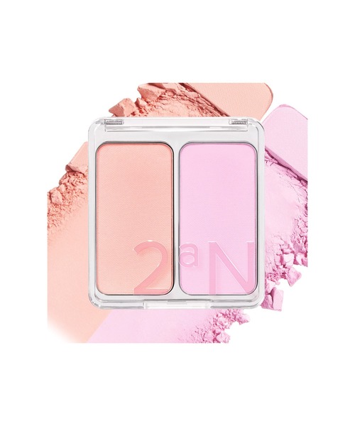 2aN(トゥーエーエヌ)の「【2aN/トゥーエーエヌ】DUAL CHEEK(デュアルチーク)(チーク・レディース・07 PEACH FIZZ/08 NUDE HAZE/10 LOVE POTION/11 JUICY PEACH/12 ORANGE FLARE/09 HEART BALLOON/01 COTTON CANDY VIOLET/02 LOVE ROSY/05 MOOD IN CHEEK/06 PINK PETAL/04 HOT LIVING CORAL/03 COCO CORAL/13 Berry Cupid/14 Love Cupid/17 Bubble Heart/16 Pink Tension/15 Mango Berry・FREE)」の3枚目の写真