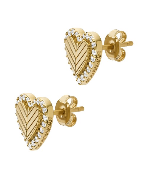 EMPORIO ARMANI(エンポリオアルマーニ)の「エンポリオ・アルマーニ アクセサリー レディース ピアス ゴールド EG3624710(ピアス(両耳用)・レディース・GOLD・FREE)」の2枚目の写真