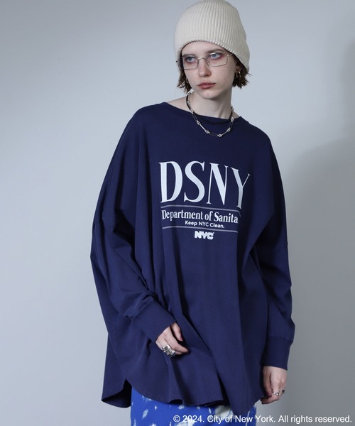 【今季・新品未使用】定価9千円・ROSE BUDローズバッド・クレオルム・ロンＴ ROSE BUD tシャツ (CREOLME)グラフィックロングTシャツ