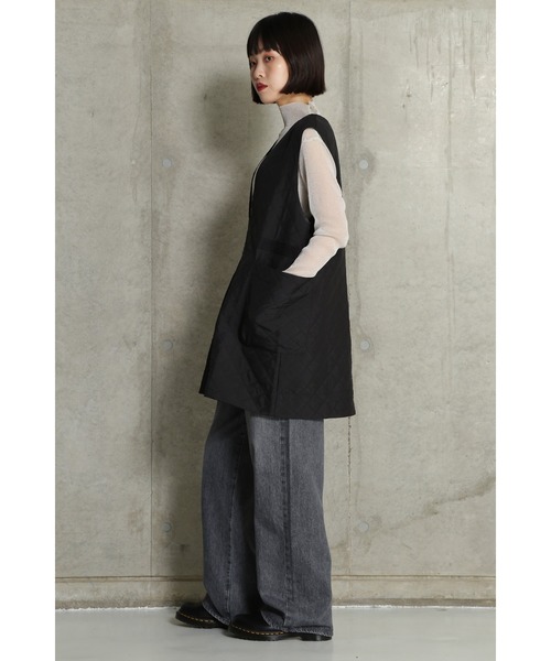CHIGNON(シニヨン)の「(CHIGNON)Aラインキルトチュニック(チュニック・レディース・ブラック/ホワイト・ONE SIZE)」の14枚目の写真