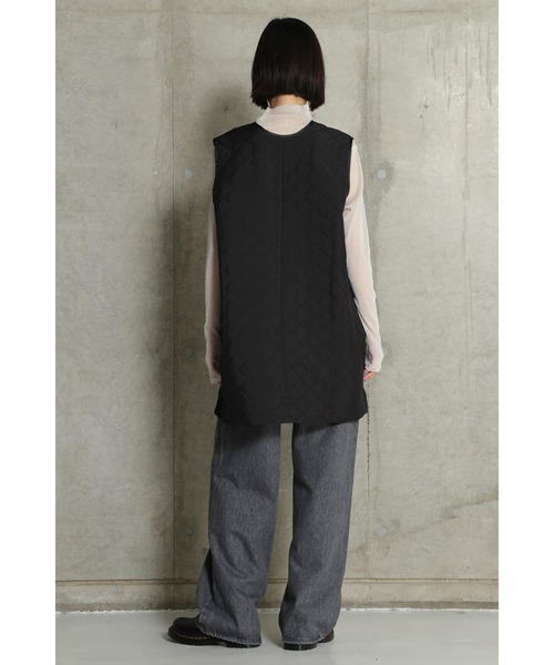CHIGNON(シニヨン)の「(CHIGNON)Aラインキルトチュニック(チュニック・レディース・ブラック/ホワイト・ONE SIZE)」の15枚目の写真