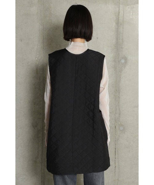 CHIGNON(シニヨン)の「(CHIGNON)Aラインキルトチュニック(チュニック・レディース・ブラック/ホワイト・ONE SIZE)」の17枚目の写真