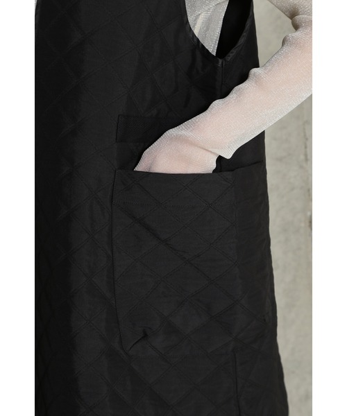 CHIGNON(シニヨン)の「(CHIGNON)Aラインキルトチュニック(チュニック・レディース・ブラック/ホワイト・ONE SIZE)」の20枚目の写真