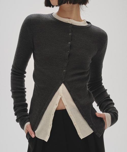 TODAYFUL(gDfCt)Silkwool Knit Cardigan(jbg/Z[^[)