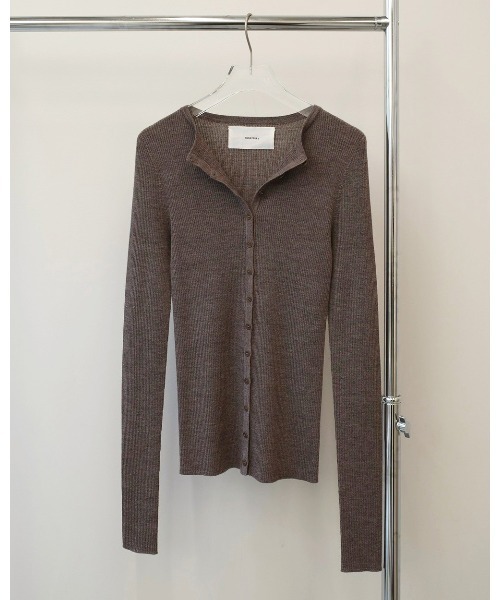 Silkwool Knit Cardigan（ニット/セーター）｜TODAYFUL