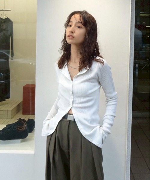 Silkwool Knit Cardigan（ニット/セーター）｜TODAYFUL