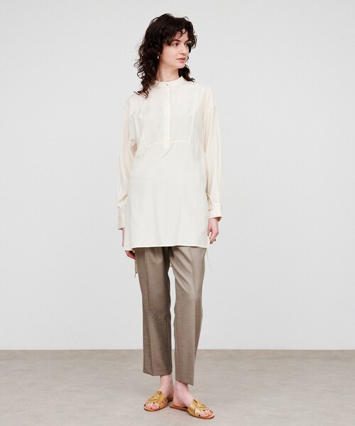 cloenc（クロエンス）の「【手洗い可】シャイニーリボンブラウス（シャツ/ブラウス・レディース・ピンク/ライトグリーン/アイボリー・02）」の7枚目の写真