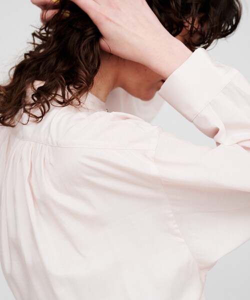 cloenc（クロエンス）の「【手洗い可】シャイニーリボンブラウス（シャツ/ブラウス・レディース・ピンク/ライトグリーン/アイボリー・02）」の18枚目の写真