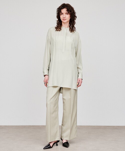 cloenc（クロエンス）の「【手洗い可】シャイニーリボンブラウス（シャツ/ブラウス・レディース・ピンク/ライトグリーン/アイボリー・02）」の19枚目の写真