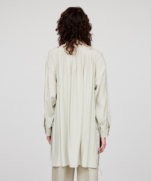 cloenc（クロエンス）の「【手洗い可】シャイニーリボンブラウス（シャツ/ブラウス・レディース・ピンク/ライトグリーン/アイボリー・02）」の22枚目の写真