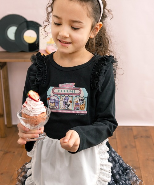 パンパンチュチュ　長袖Tシャツ3点、半袖Tシャツ1点とスカート２点 110cm キッズトップス】Tシャツ カットソー 半袖 ジュニア かわいい