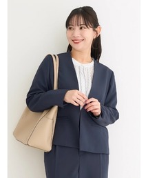 新品bonjoursaganノーカラーブルゾン×オールインワンセット BONJOUR SAGAN公式オンラインストア / ノーカラーブルゾン