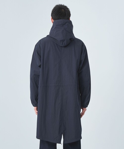 green label relaxing(グリーンレーベルリラクシング)の「コットン ナイロン バイオウォッシュ スノーパーカー -撥水-(ミリタリージャケット・メンズ・ネイビー/ライトグレー・M/L)」の12枚目の写真