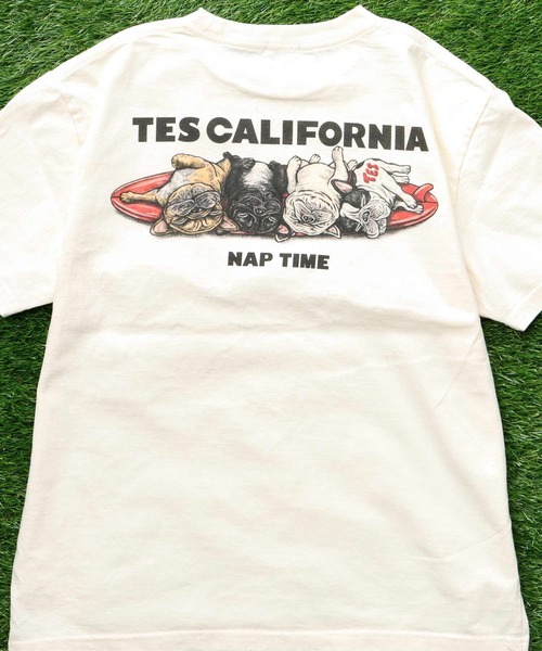 The Endless Summer（エンドレスサマー）の「TES 4BUHI NAP TIME T-SHIRT / Tシャツ（Tシャツ/カットソー・メンズ・グリーン系その他3/アイボリー/グレー/ホワイト・LARGE/X-LARGE/XX-LARGE/SMALL/MEDIUM）」の15枚目の写真