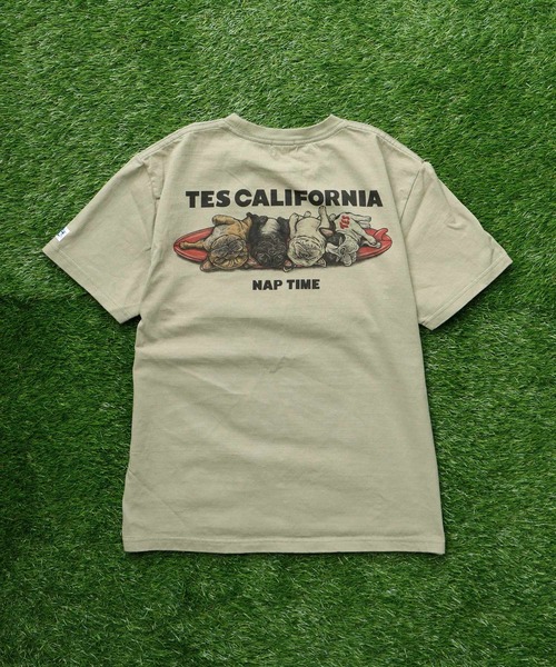 The Endless Summer（エンドレスサマー）の「TES 4BUHI NAP TIME T-SHIRT / Tシャツ（Tシャツ/カットソー・メンズ・グリーン系その他3/アイボリー/グレー/ホワイト・LARGE/X-LARGE/XX-LARGE/SMALL/MEDIUM）」の18枚目の写真