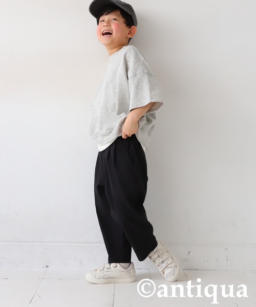 antiqua(アンティカ)の「テーパードパンツ(その他パンツ・キッズ・ブラック/ブラウン/グリーン/ダークグレー/ネイビー・120/130)」の11枚目の写真