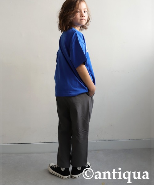 antiqua(アンティカ)の「テーパードパンツ(その他パンツ・キッズ・ブラック/ブラウン/グリーン/ダークグレー/ネイビー・120/130)」の14枚目の写真