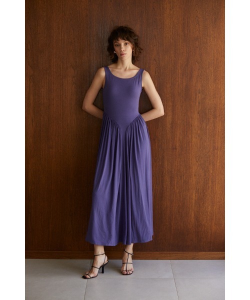 Vera Open Back Dress タンクカットロングドレス（ワンピース