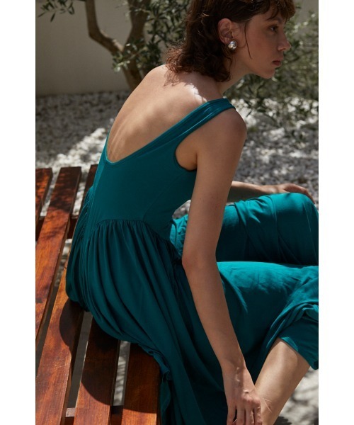 Vera Open Back Dress タンクカットロングドレス（ワンピース
