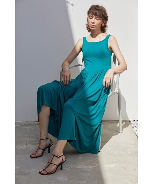 Vera Open Back Dress タンクカットロングドレス（ワンピース