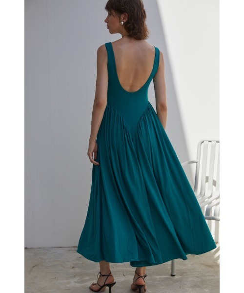 Vera Open Back Dress タンクカットロングドレス（ワンピース