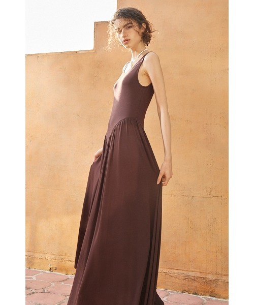 Vera Open Back Dress タンクカットロングドレス（ワンピース