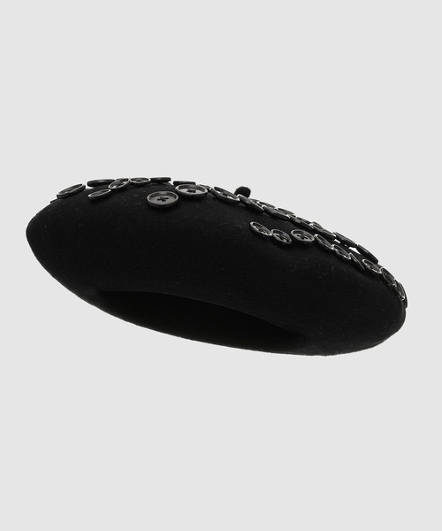 TAKAHIROMIYASHITATheSoloIst.（タカヒロミヤシタザソロイスト）の「beret.(12inc) "super lujo"（ハンチング/ベレー帽・メンズ・ネイビー/レッド/ブラック・ONE SIZE）」の2枚目の写真