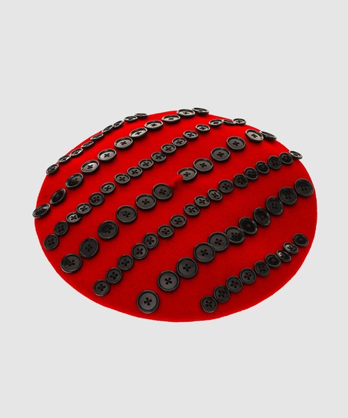 TAKAHIROMIYASHITATheSoloIst.（タカヒロミヤシタザソロイスト）の「beret.(12inc) "super lujo"（ハンチング/ベレー帽・メンズ・ネイビー/レッド/ブラック・ONE SIZE）」の5枚目の写真