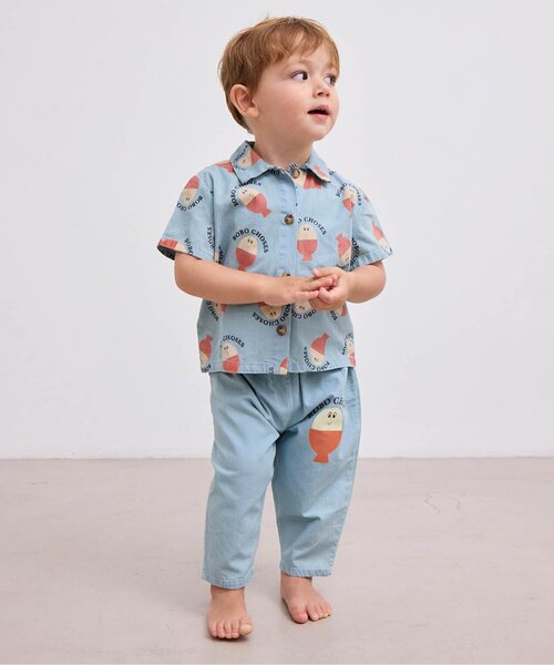 BOBO CHOSES(ボボショーズ)の「Morning Egg denim pants(その他ベビーウェア・キッズ・サックスブルー・80/90)」の9枚目の写真
